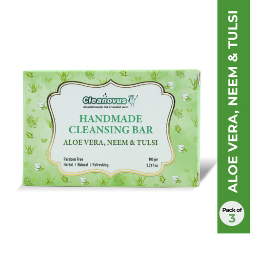 Soap Pack of 3 - Aloe vera, Neem & Tulsi Ayurvedic